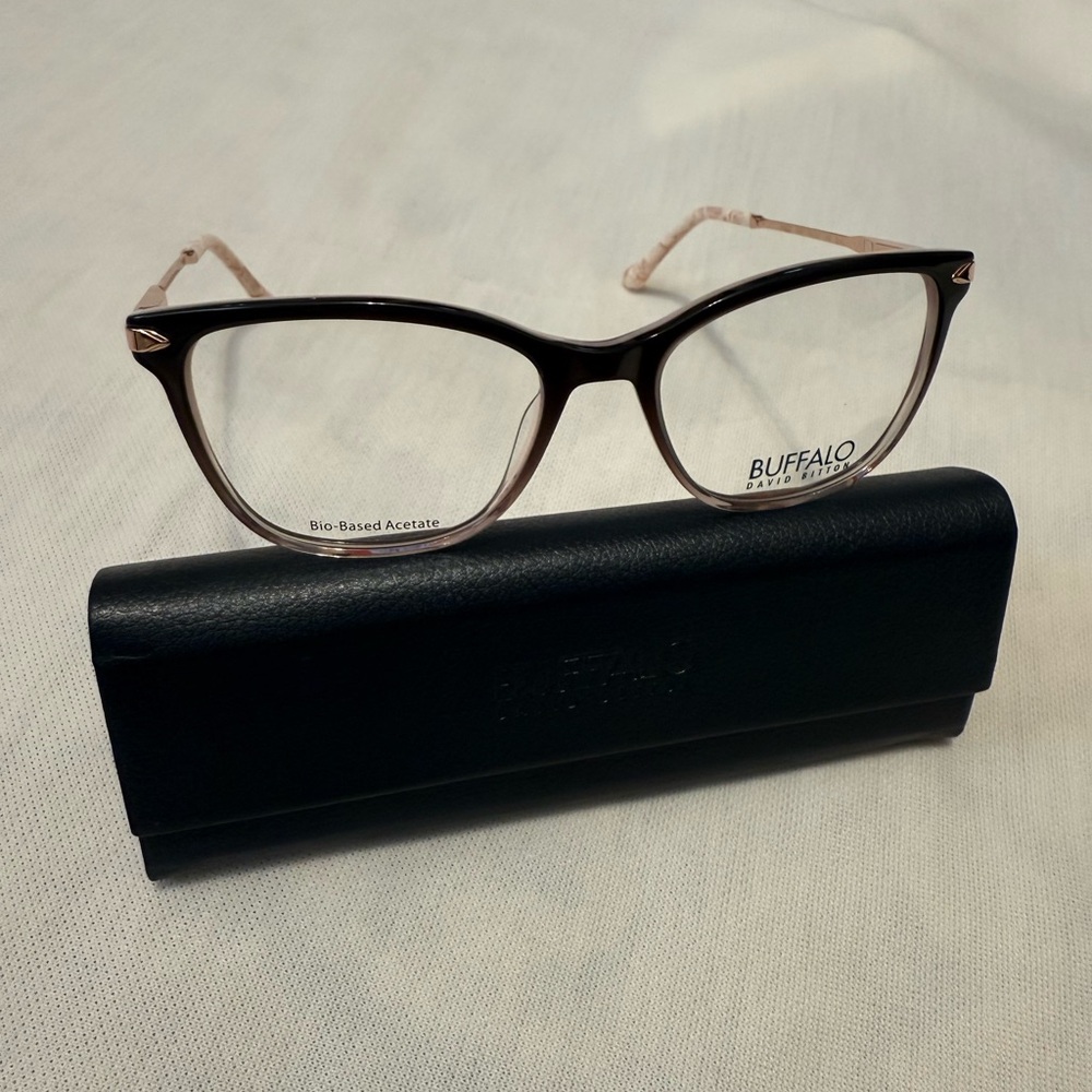Stunning Buffalo David Bitton Dark Grey and Pink Glasses